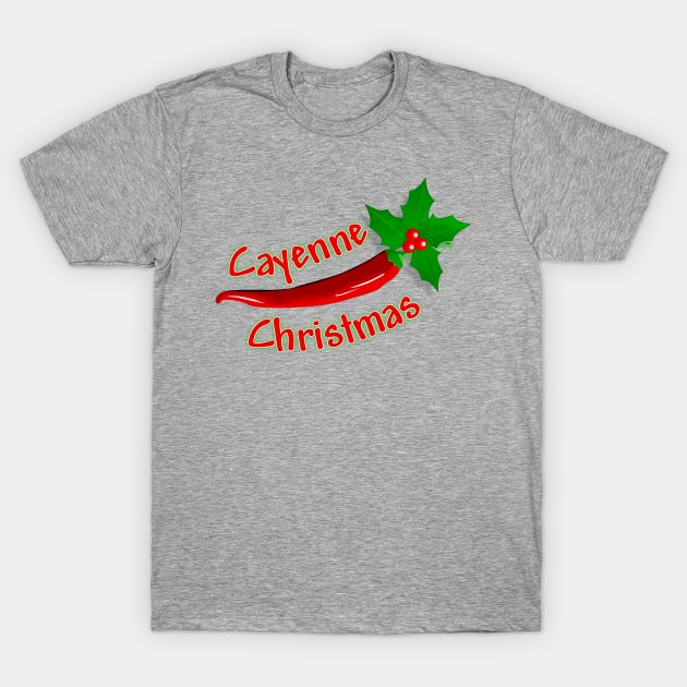 Hot Pepper Merry Christmas T-Shirt by numpdog